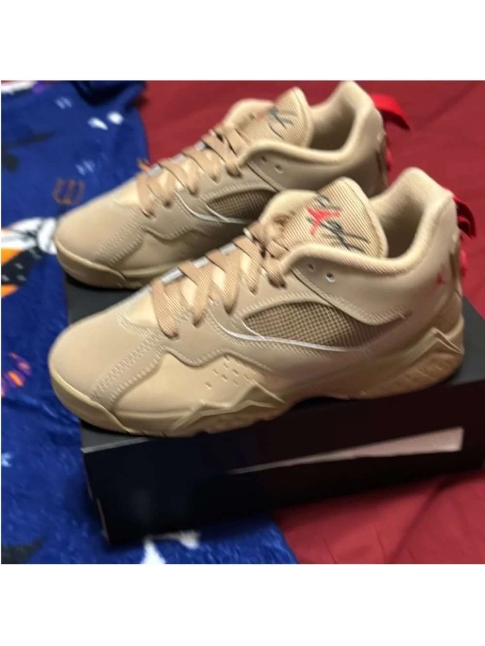 Jordan kidd MVP 92 Desert Como/Fire Beige Low-Top Sneakers